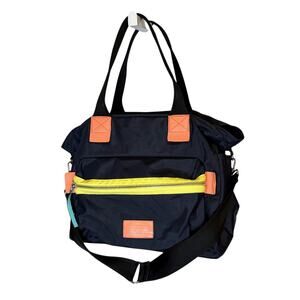 Marc by Marc Jacobs Elizababy Baby Diaper Utility Bag Nylon Tote Leather Trim